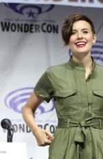 MAGGIE GRACE at Fear the Walking Dead Panel at WonderCon in Anaheim 03/31/2019