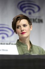 MAGGIE GRACE at Fear the Walking Dead Panel at WonderCon in Anaheim 03/31/2019