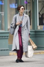 MAGGIE GYLLENHAAL Out Shopping in New York 04/14/2019