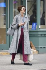 MAGGIE GYLLENHAAL Out Shopping in New York 04/14/2019