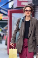 MAGGIE GYLLENHAAL Out Shopping in New York 04/15/2019