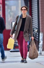 MAGGIE GYLLENHAAL Out Shopping in New York 04/15/2019