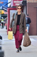 MAGGIE GYLLENHAAL Out Shopping in New York 04/15/2019