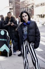 MAGGIE LINDEMANN Arrives at Build Studios in New York 04/04/2019