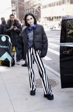 MAGGIE LINDEMANN Arrives at Build Studios in New York 04/04/2019