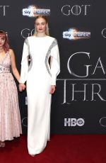 MAISIE WILLIAMS and SOPHIE TURNER at Game of Thrones, Season 8 Premiere in Belfast 04/12/2019