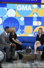 MAISIE WILLIAMS and SOPHIE TURNER at Good Morning America 04/02/2019