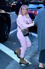 MAISIE WILLIAMS Arrives at Good Morning America in New York 04/01/2019
