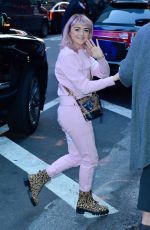 MAISIE WILLIAMS Arrives at Good Morning America in New York 04/01/2019