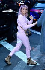 MAISIE WILLIAMS Arrives at Good Morning America in New York 04/01/2019