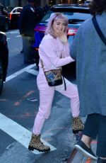 MAISIE WILLIAMS Arrives at Good Morning America in New York 04/01/2019