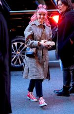MAISIE WILLIAMS Arrives at Her Hotel in New York 04/01/2019