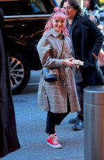 MAISIE WILLIAMS Arrives at Her Hotel in New York 04/01/2019