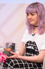 MAISIE WILLIAMS at Lorraine Show in London 04/09/2019