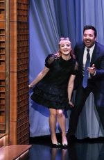MAISIE WILLIAMS at Tonight Show Starring Jimmy Fallon 04/01/2019