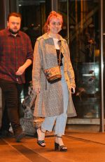 MAISIE WILLIAMS Out for Dinner in New York 04/02/2019