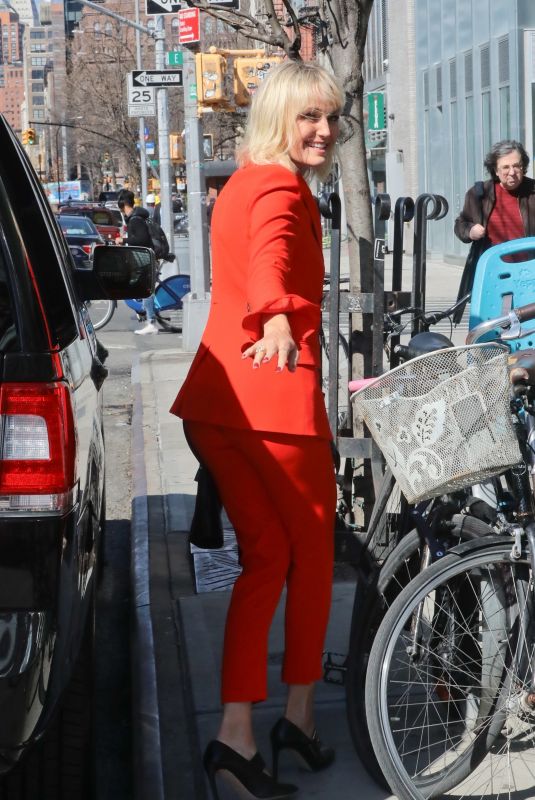 MALIN AKERMAN Leaves Her Hotel in New York 04/04/2019