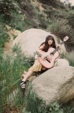 MALINA WEISSMAN on the Set of a Photoshoot, 2019
