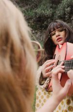MALINA WEISSMAN on the Set of a Photoshoot, 2019