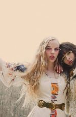 MALINA WEISSMAN on the Set of a Photoshoot, 2019
