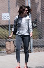 MANDY MOORE Picking up Lunch at a Restaurant in Pasadena 04/23/2019