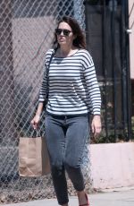 MANDY MOORE Picking up Lunch at a Restaurant in Pasadena 04/23/2019