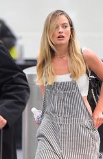 MARGOT ROBBIE and Tom Ackerley at JFK Airport in New York 04/27/2019