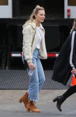 MARGOT ROBBIE Arrives on the Set of Birds of Prey in Los Angeles 04/05/2019