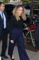 MARGOT ROBBIE Arrives to Her Hotel in New York 04/29/2019
