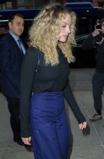 MARGOT ROBBIE Arrives to Her Hotel in New York 04/29/2019