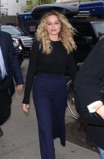 MARGOT ROBBIE Arrives to Her Hotel in New York 04/29/2019