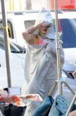 MARGOT ROBBIE at Birds of Prey Set in Los Angeles 03/31/2019