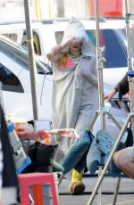 MARGOT ROBBIE at Birds of Prey Set in Los Angeles 03/31/2019