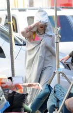 MARGOT ROBBIE at Birds of Prey Set in Los Angeles 03/31/2019
