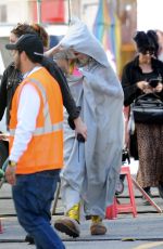 MARGOT ROBBIE at Birds of Prey Set in Los Angeles 03/31/2019