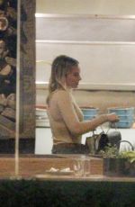MARGOT ROBBIE Leaves a Restaurant in Los Angeles 04/02/2019