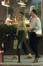 MARGOT ROBBIE Leaves a Restaurant in Los Angeles 04/02/2019