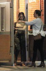 MARGOT ROBBIE Leaves a Restaurant in Los Angeles 04/02/2019