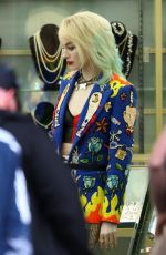 MARGOT ROBBIE on the Set of Birds of Prey in Los Angeles 04/05/2019