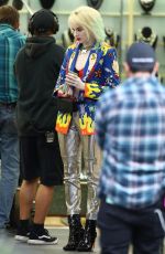 MARGOT ROBBIE on the Set of Birds of Prey in Los Angeles 04/05/2019