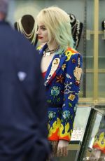 MARGOT ROBBIE on the Set of Birds of Prey in Los Angeles 04/05/2019