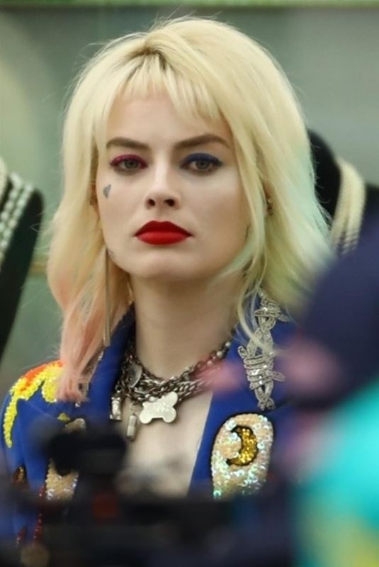 MARGOT ROBBIE on the Set of Birds of Prey in Los Angeles 04/05/2019