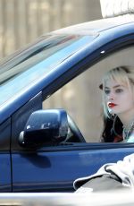 MARGOT ROBBIE on the Set of Birds of Prey in Los Angeles 04/08/2019