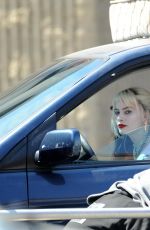 MARGOT ROBBIE on the Set of Birds of Prey in Los Angeles 04/08/2019