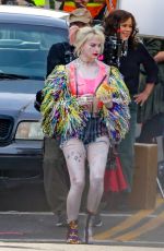 MARGOT ROBBIE on the Set of Birds of Prey in Los Angeles 04/09/2019