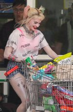 MARGOT ROBBIE on the Set of Birds of Prey in Los Angeles 04/12/2019