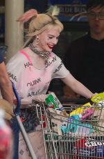 MARGOT ROBBIE on the Set of Birds of Prey in Los Angeles 04/12/2019