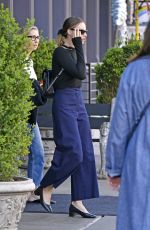 MARGOT ROBBIE Out Makeup Free in New York 04/29/2019