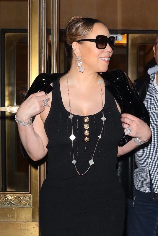 MARIAH CAREY Out in New York 04/20/2019