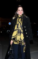 MARION COTILLARD Arrives at Diner du Cinema - Madame Figaro in Paris 04/12/2019